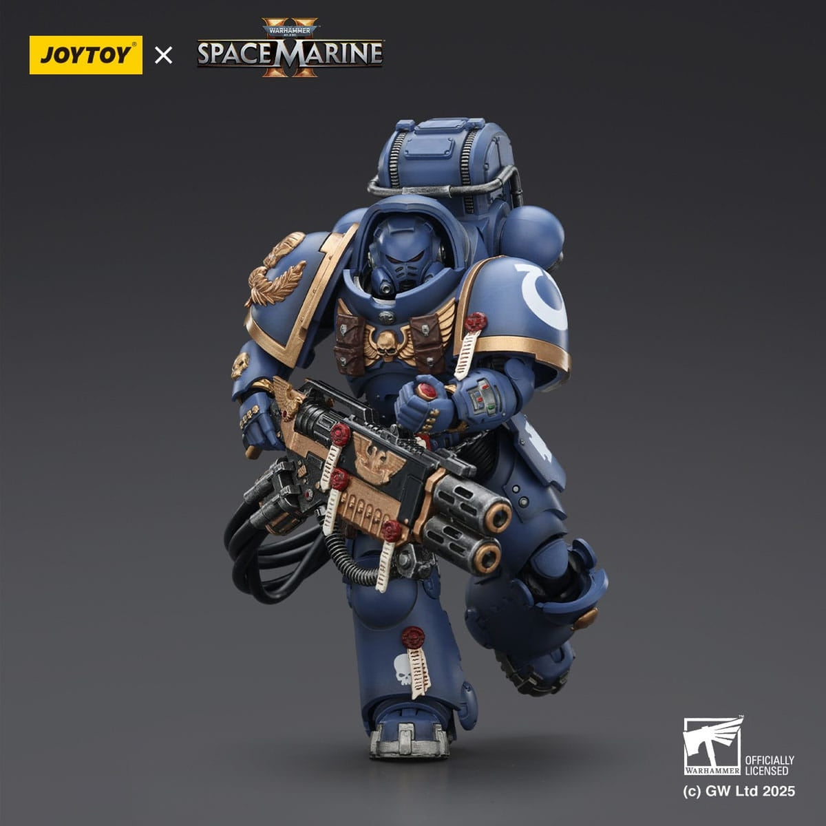 Immagine del prodotto Warhammer 40,000: Space Marine 2 Action figure Ultramarines Heavy Artificer Armor con Relic Multi-Melta 13 cm