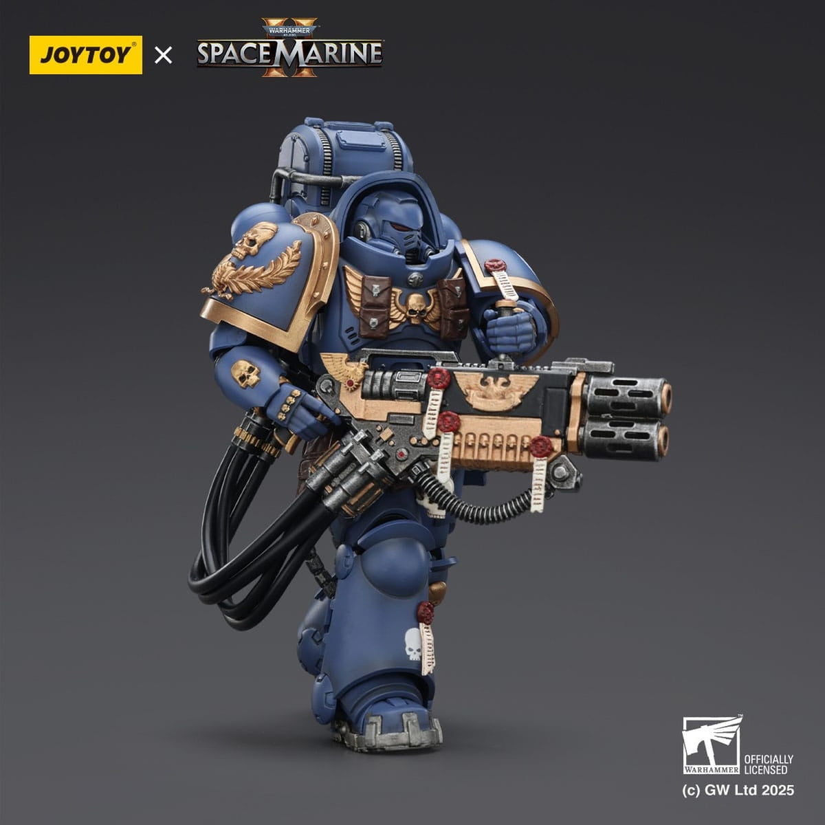 Immagine del prodotto Warhammer 40,000: Space Marine 2 Action figure Ultramarines Heavy Artificer Armor con Relic Multi-Melta 13 cm