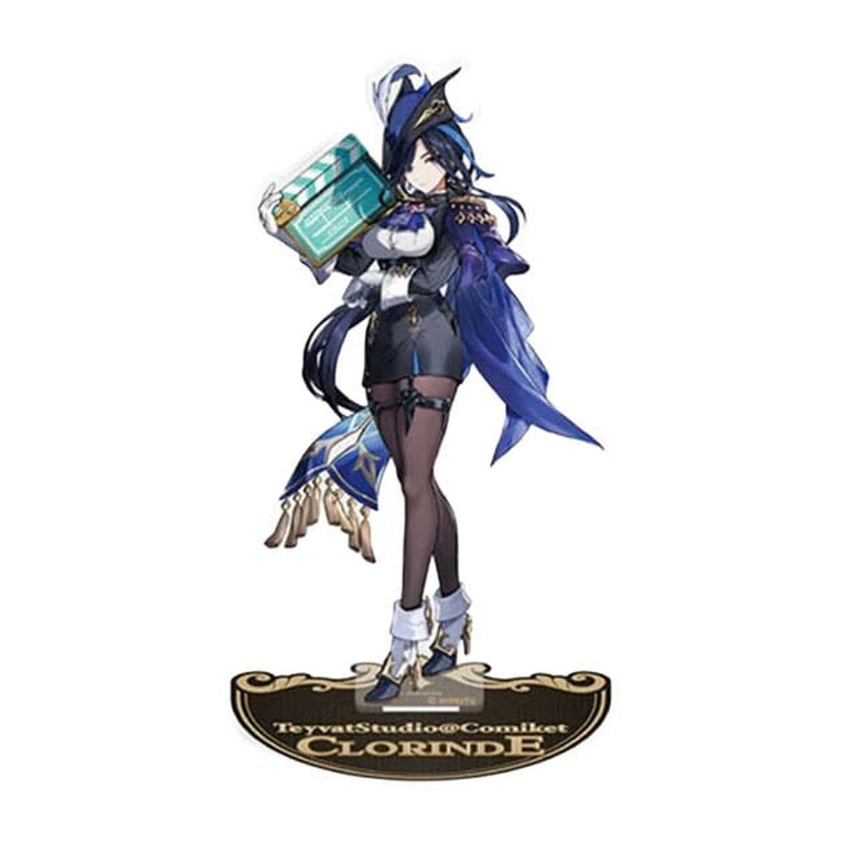 Immagine del prodotto Genshin Impact Teyvat Studio Edition figura acrilica personaggio: Clorinde 18 cm