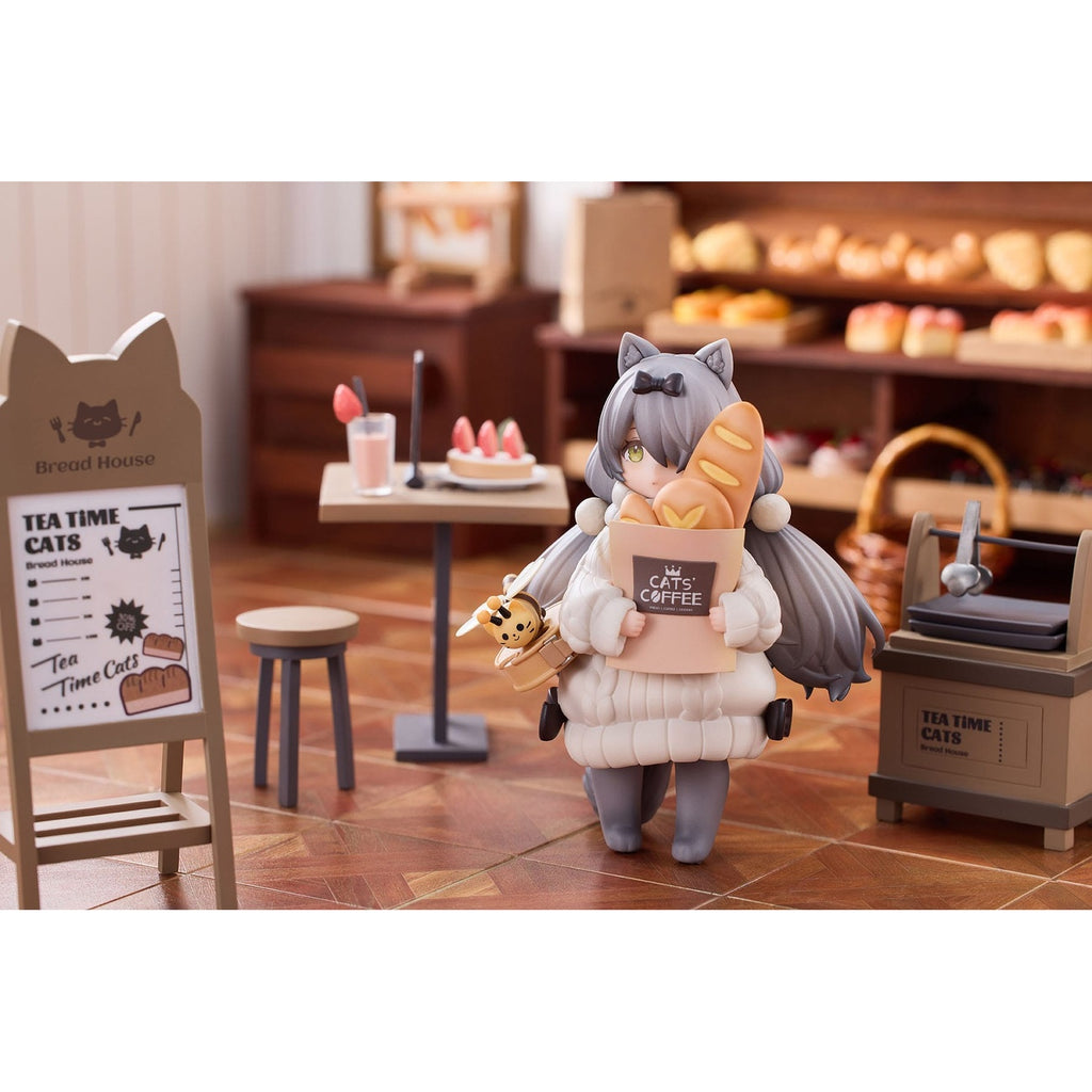 Product image Decorated Life Collection PVC Statue Tea Time Cats - Cat Town Bakery Staff & Customer Set 12 cm