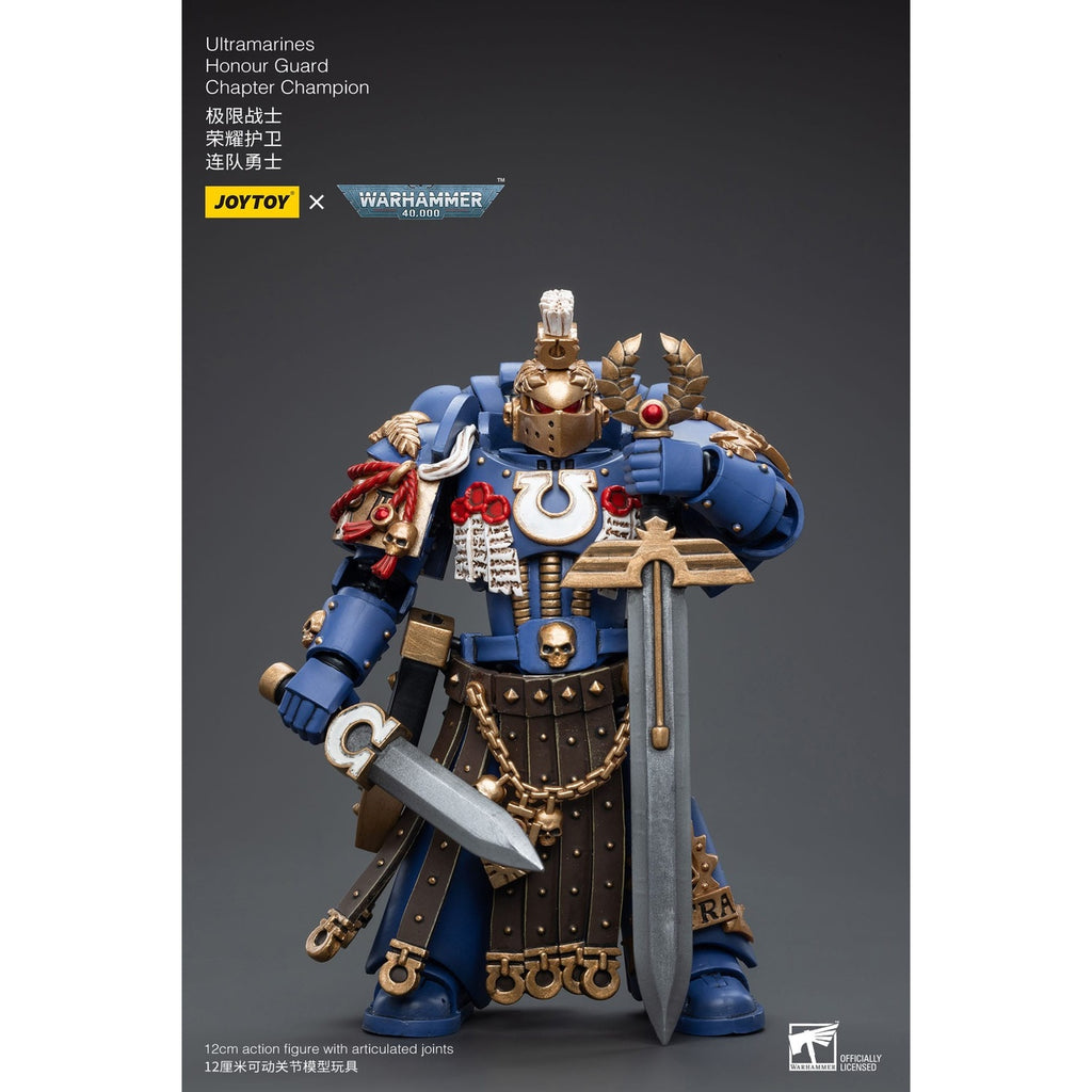 Immagine del prodotto Action figure Warhammer 40k 1/18 Ultramarines Honour Guard Chapter Champion 12 cm