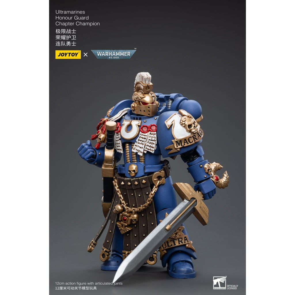 Immagine del prodotto Action figure Warhammer 40k 1/18 Ultramarines Honour Guard Chapter Champion 12 cm