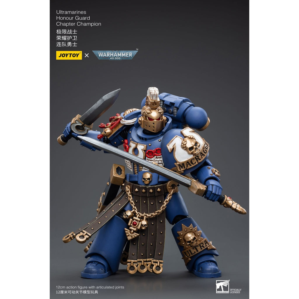 Immagine del prodotto Action figure Warhammer 40k 1/18 Ultramarines Honour Guard Chapter Champion 12 cm