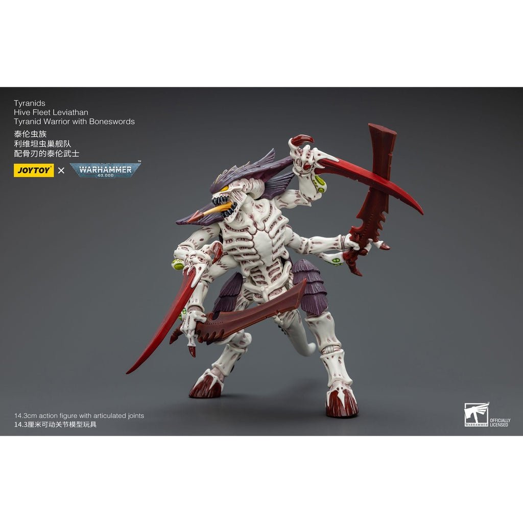 Immagine del prodotto Warhammer 40K Action figure 1/18 Tyranids Hive Fleet Leviathan Tyranid Warrior with Boneswords 12 cm