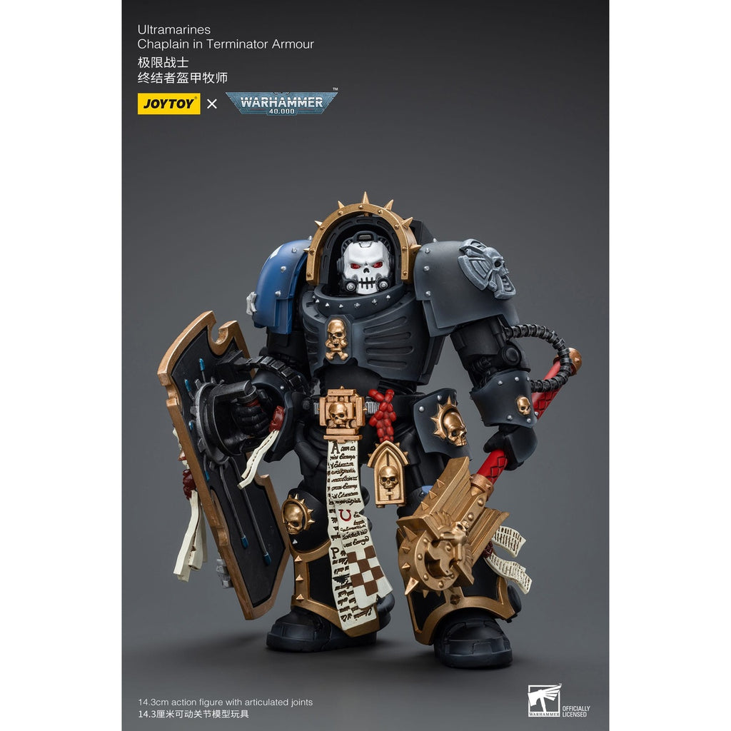 Immagine del prodotto Warhammer 40k Action figure 1/18 Ultramarines Chaplain in Terminator Armour 12 cm