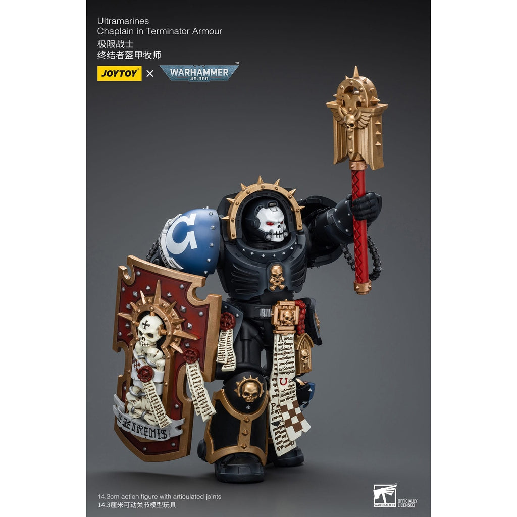 Immagine del prodotto Warhammer 40k Action figure 1/18 Ultramarines Chaplain in Terminator Armour 12 cm