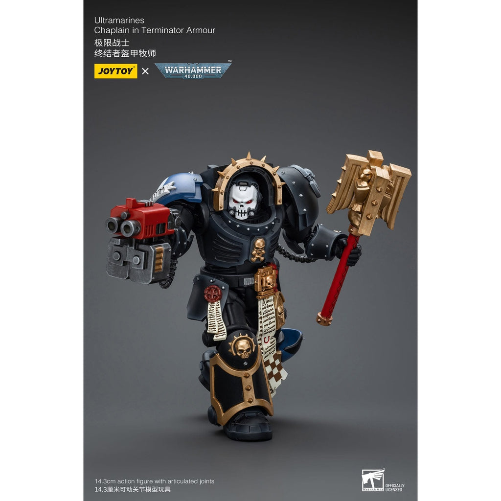 Immagine del prodotto Warhammer 40k Action figure 1/18 Ultramarines Chaplain in Terminator Armour 12 cm