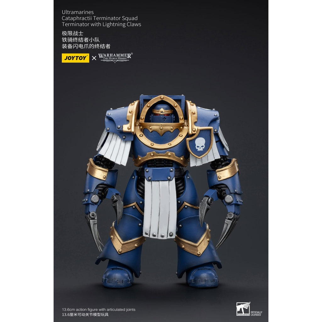 Product image Warhammer The Horus Heresy Action Figure 1/18 Ultramarines Cataphractii Terminator Squad Terminator with Lightning Claws 1