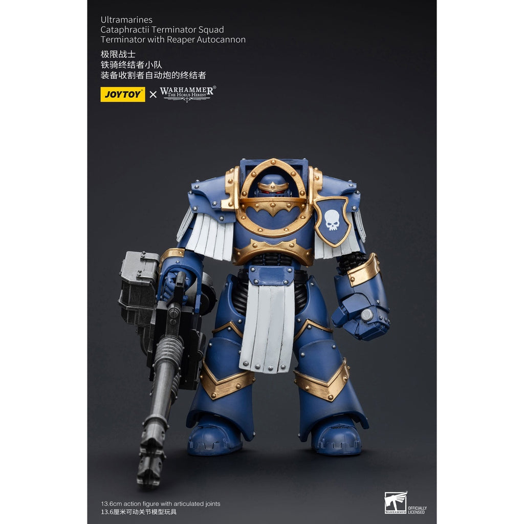 Immagine del prodotto Warhammer The Horus Heresy Action figure 1/18 Ultramarines Cataphractii Terminator Squad Terminator con Reaper Autocannon