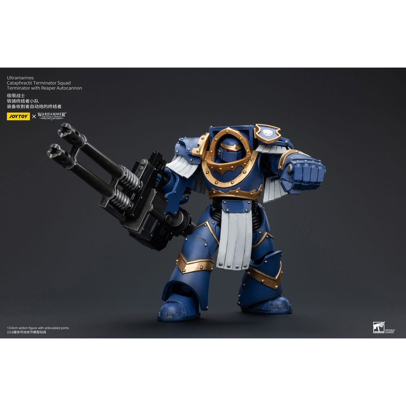 Immagine del prodotto Warhammer The Horus Heresy Action figure 1/18 Ultramarines Cataphractii Terminator Squad Terminator con Reaper Autocannon