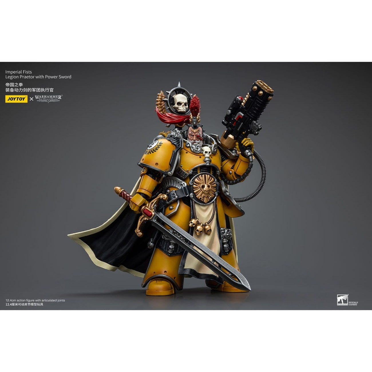 Product image Warhammer The Horus Heresy Action Figure 1/18 Imperial Fists Legion Praetor with Power Sword 12 cm