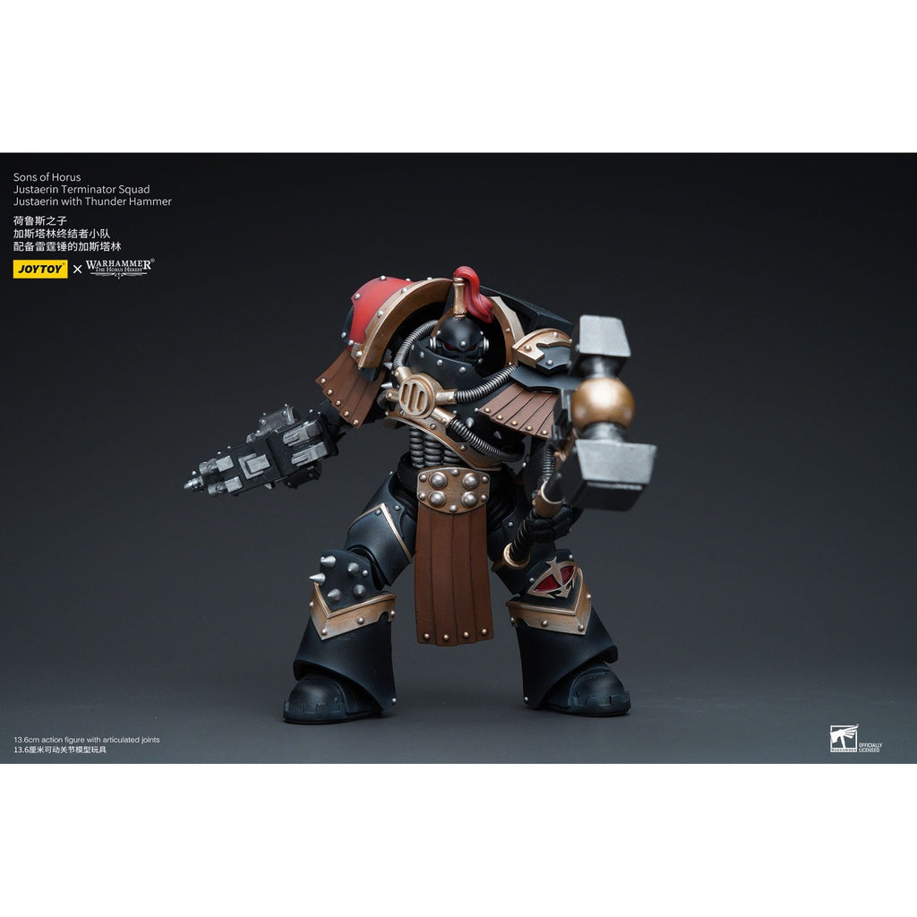 Immagine del prodotto Warhammer The Horus Heresy action figure 1/18 Sons of Horus Justaerin Terminator Squad Justaerin con Thunder Hammer 12 cm