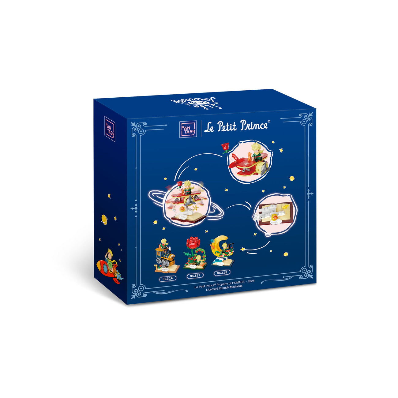 Product image The Little Prince Starry Ride Construction Set Plane 14 cm
