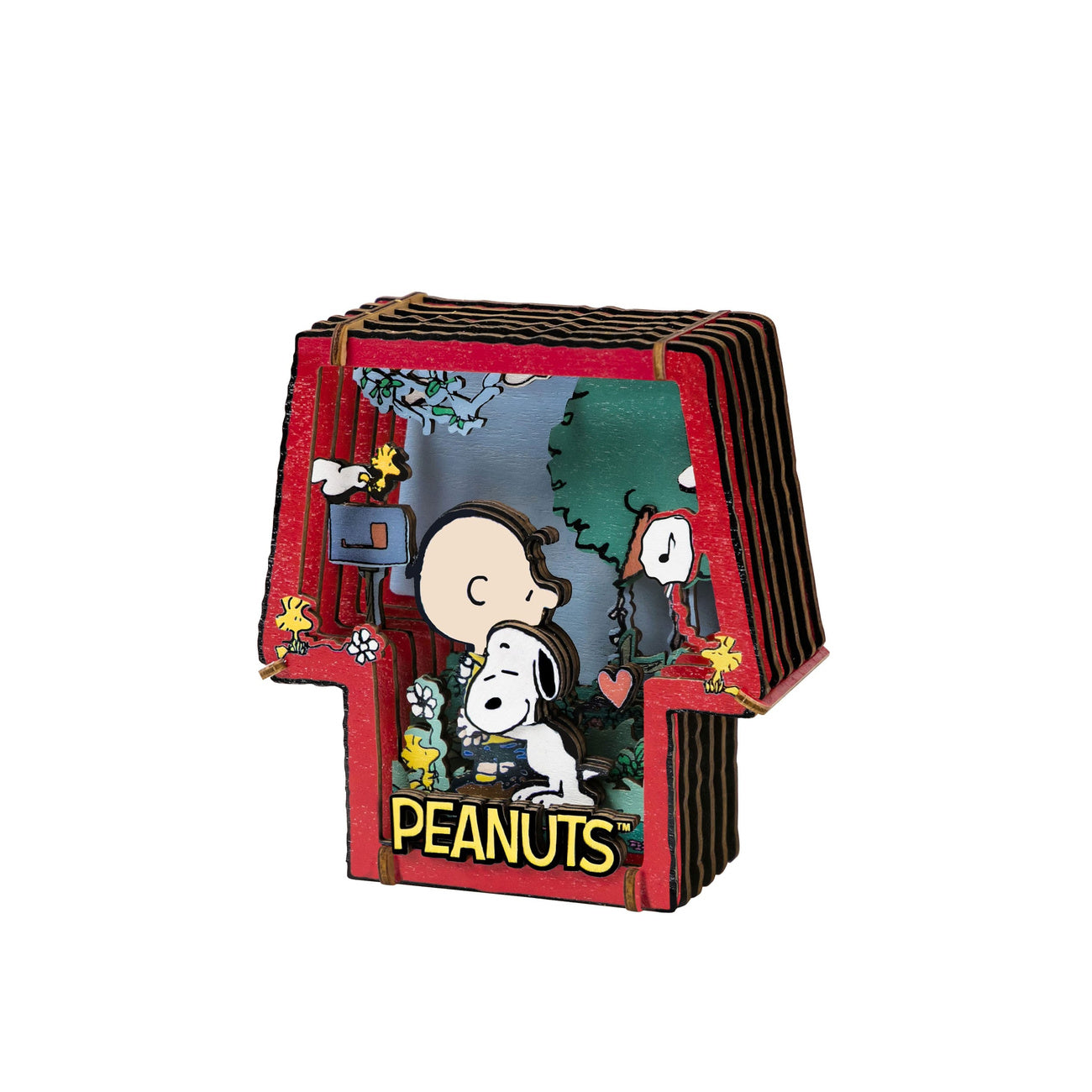 Immagine del prodotto The Peanuts Puremind Kit di Modellismo Wooden Theater Healing Hug