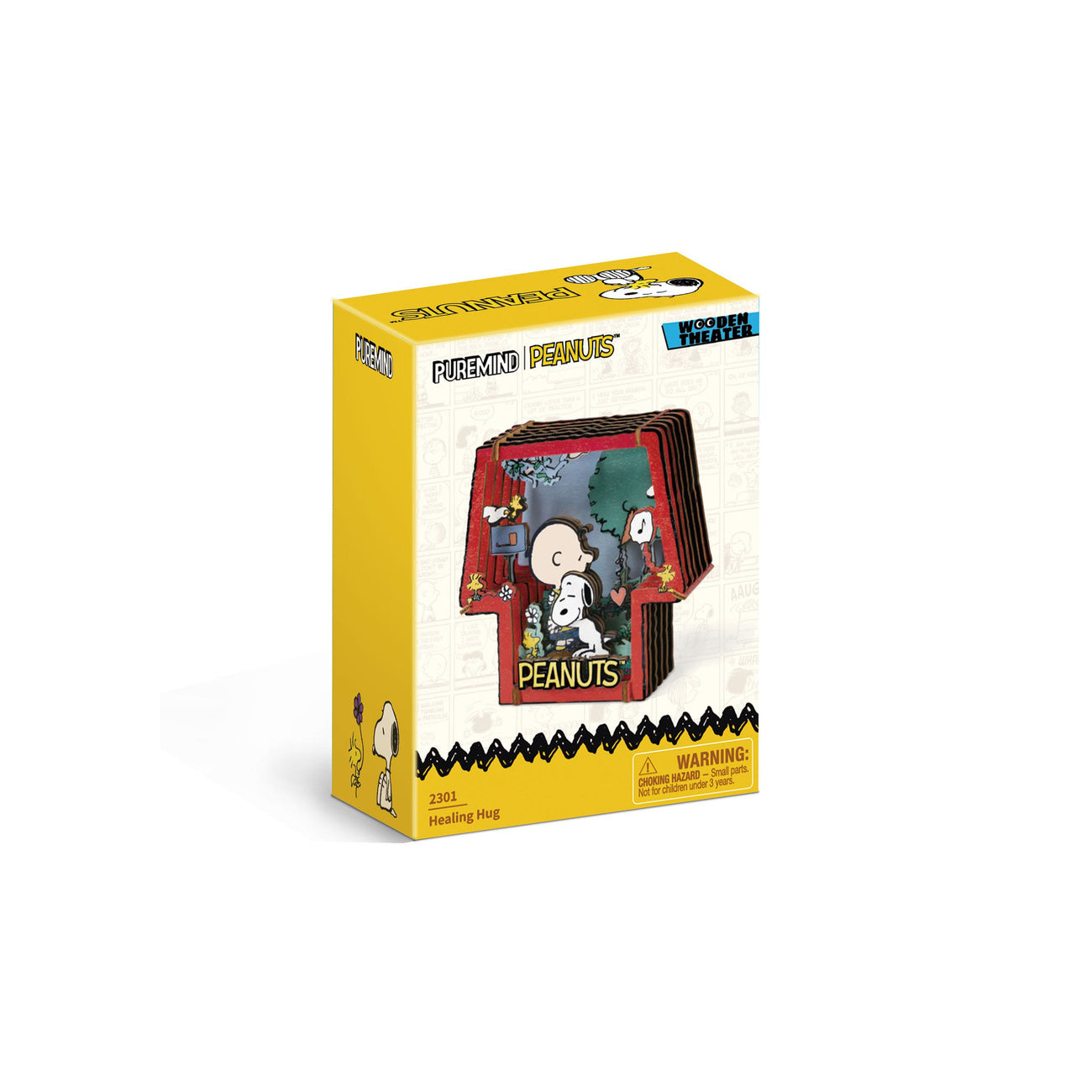 Immagine del prodotto The Peanuts Puremind Kit di Modellismo Wooden Theater Healing Hug