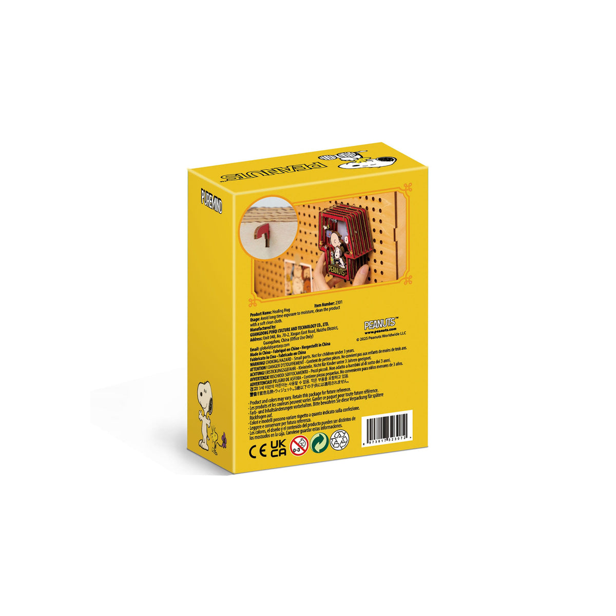Immagine del prodotto The Peanuts Puremind Kit di Modellismo Wooden Theater Healing Hug