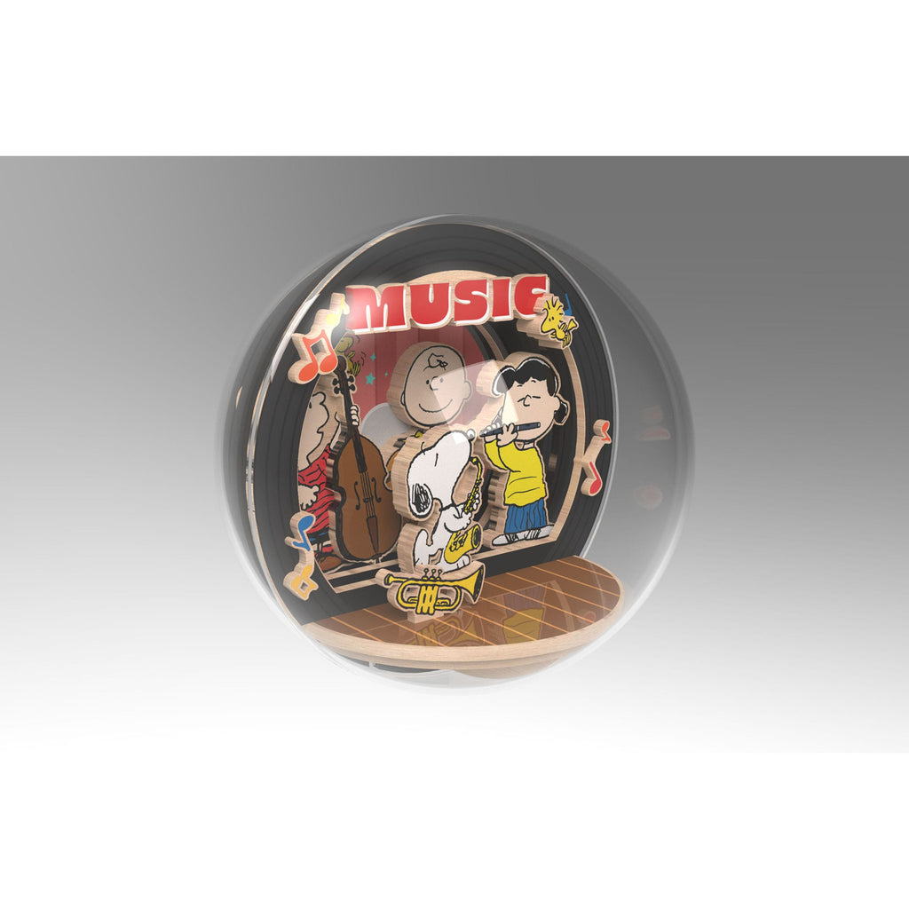 Product image Peanuts Puremind Model Kit Wooden Theater Globe Night of Music