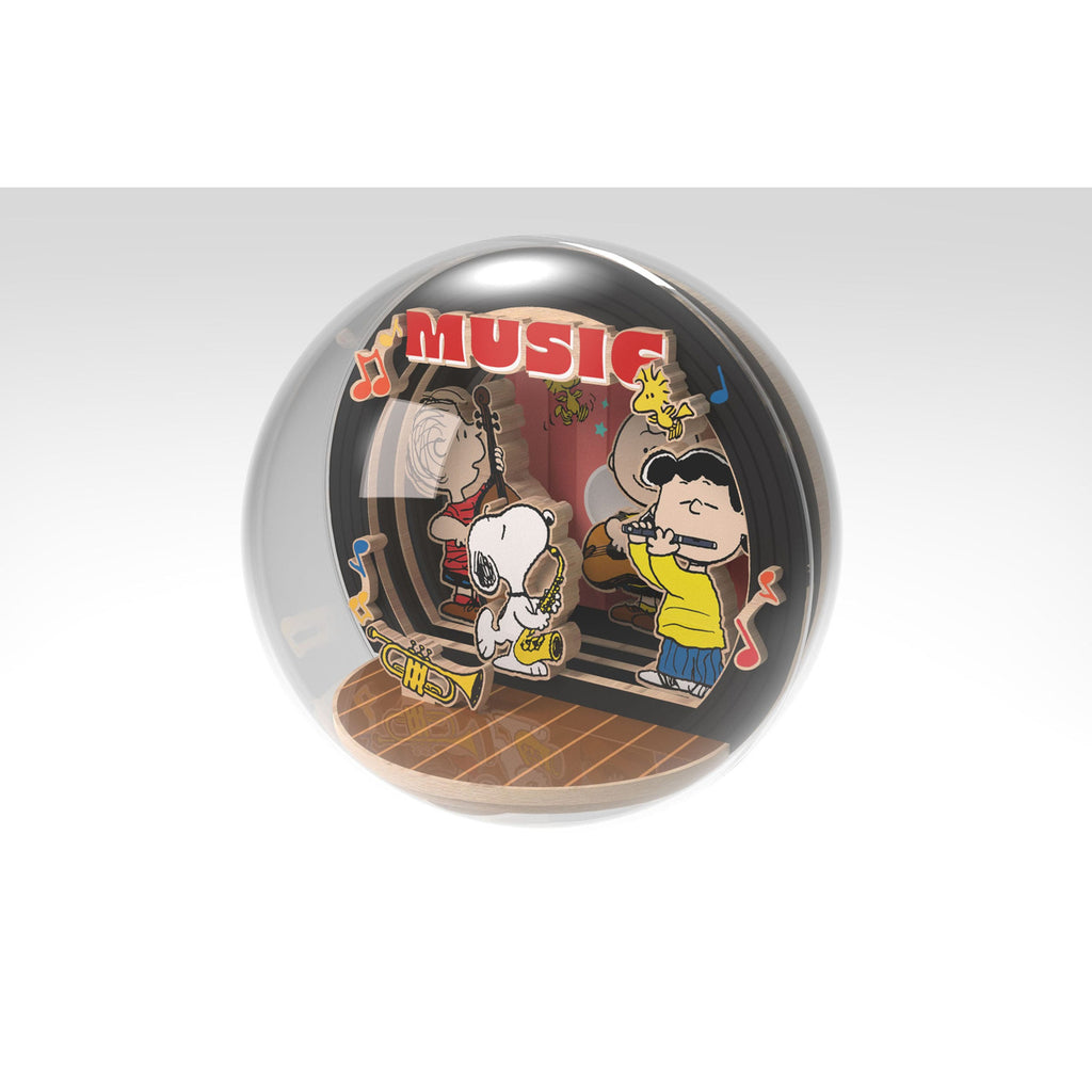 Product image Peanuts Puremind Model Kit Wooden Theater Globe Night of Music