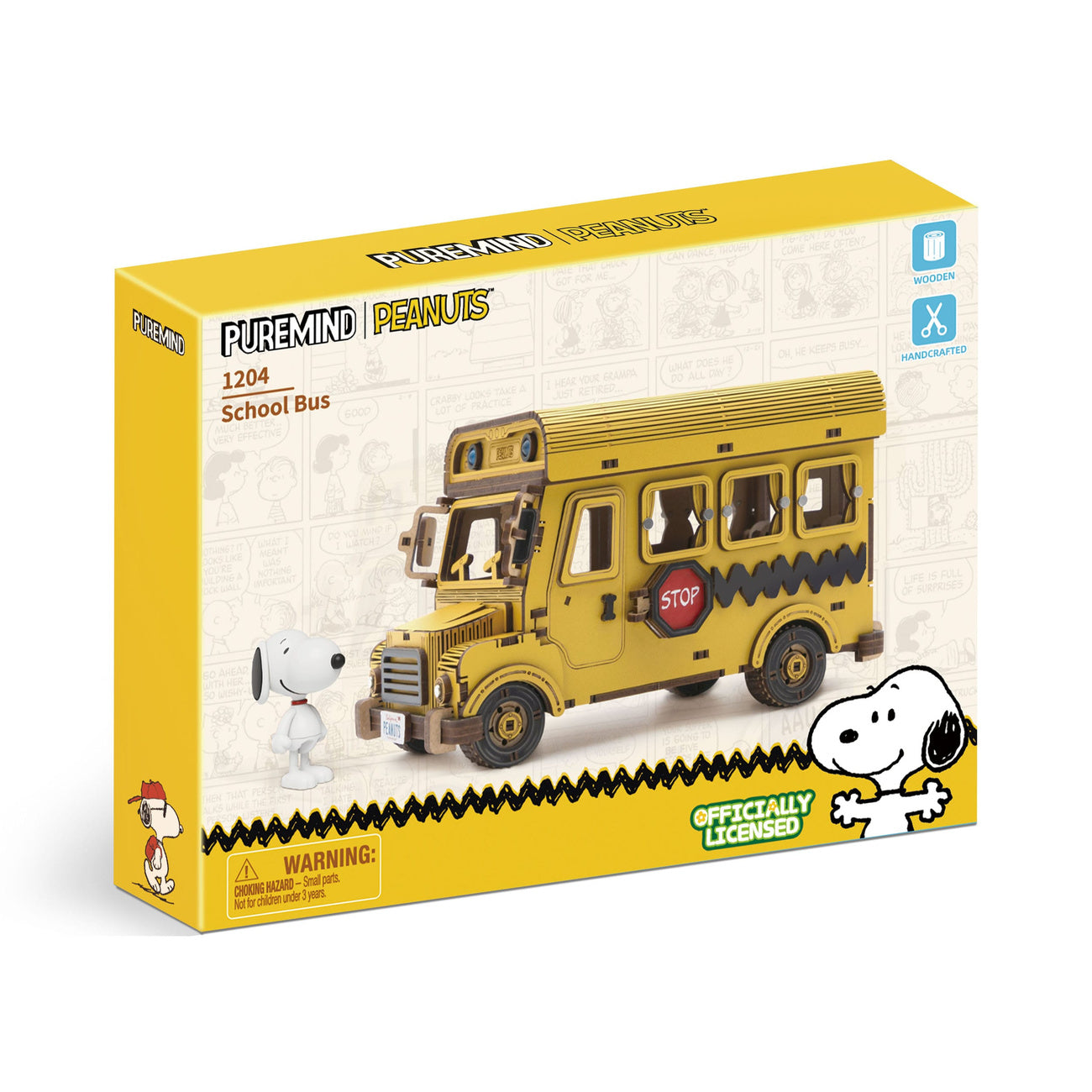 Immagine del prodotto Peanuts Puremind Set di Costruzione School Bus