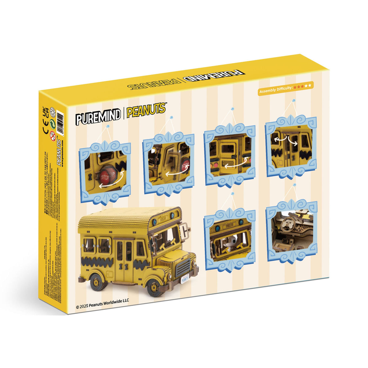 Immagine del prodotto Peanuts Puremind Set di Costruzione School Bus