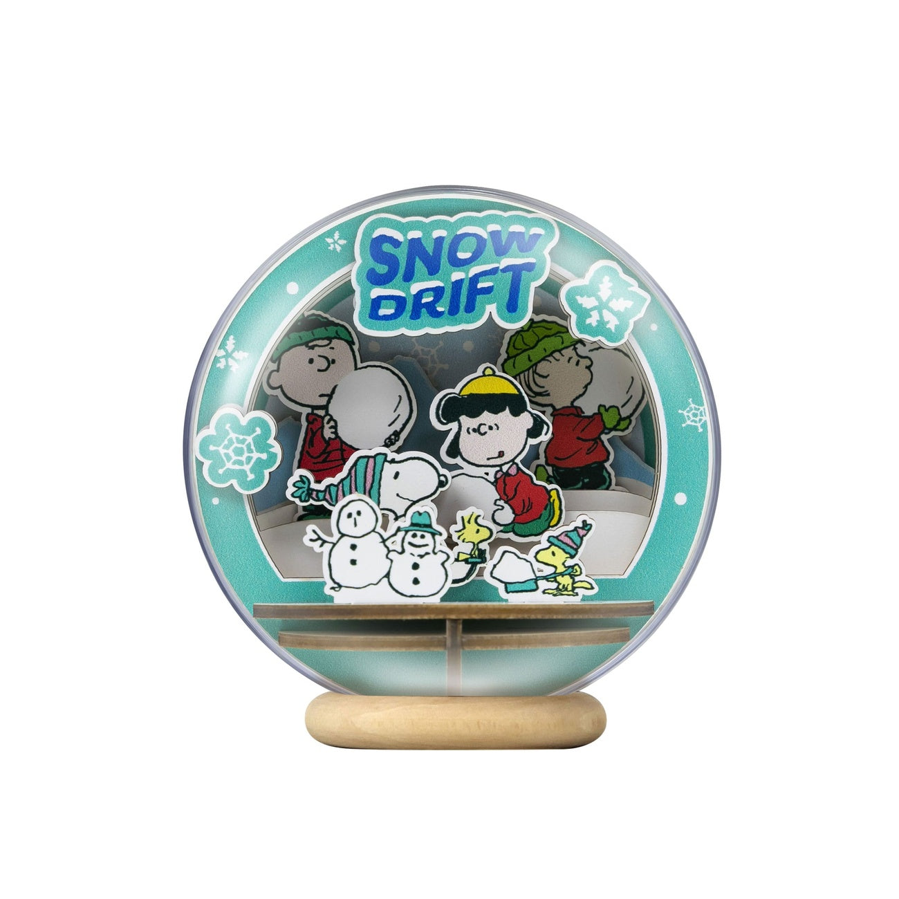 Product image Peanuts Puremind Model Kit Wooden Theater Globe Snow Drift