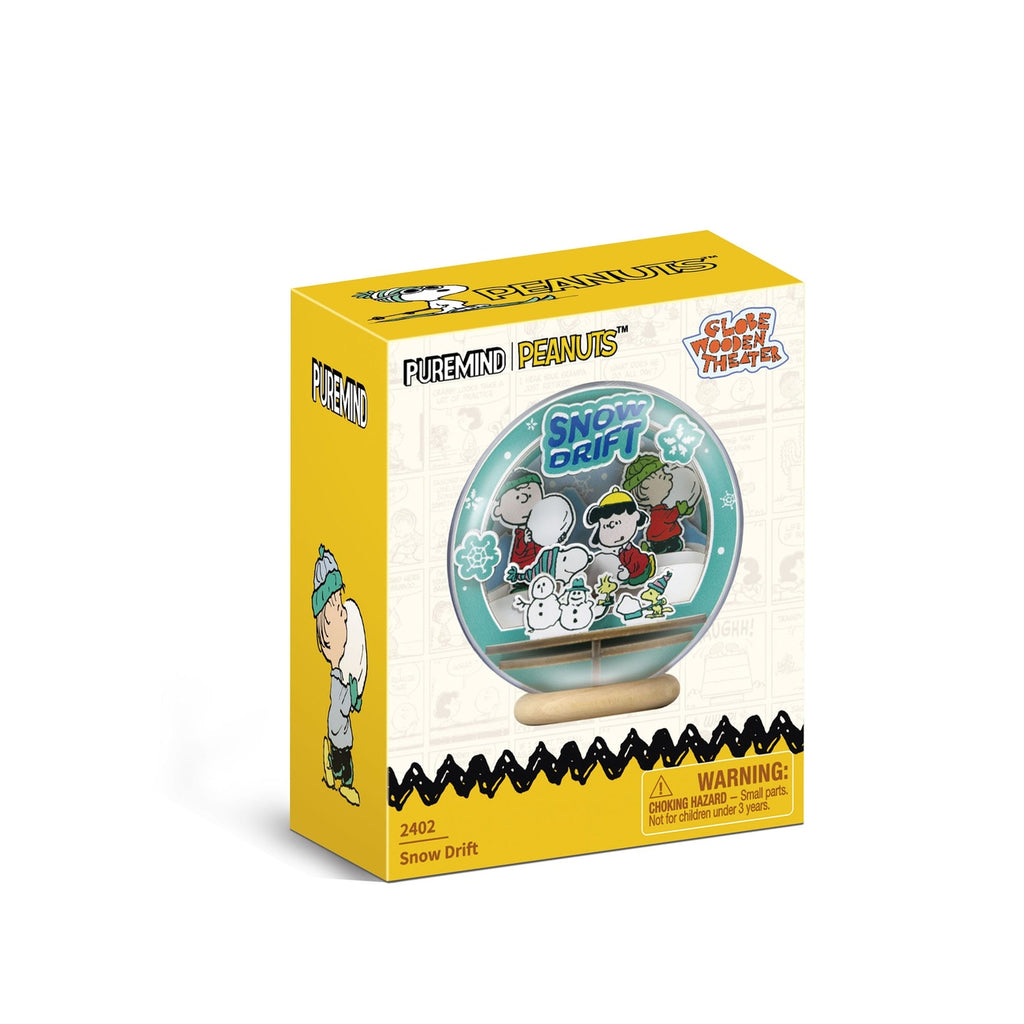 Product image Peanuts Puremind Model Kit Wooden Theater Globe Snow Drift