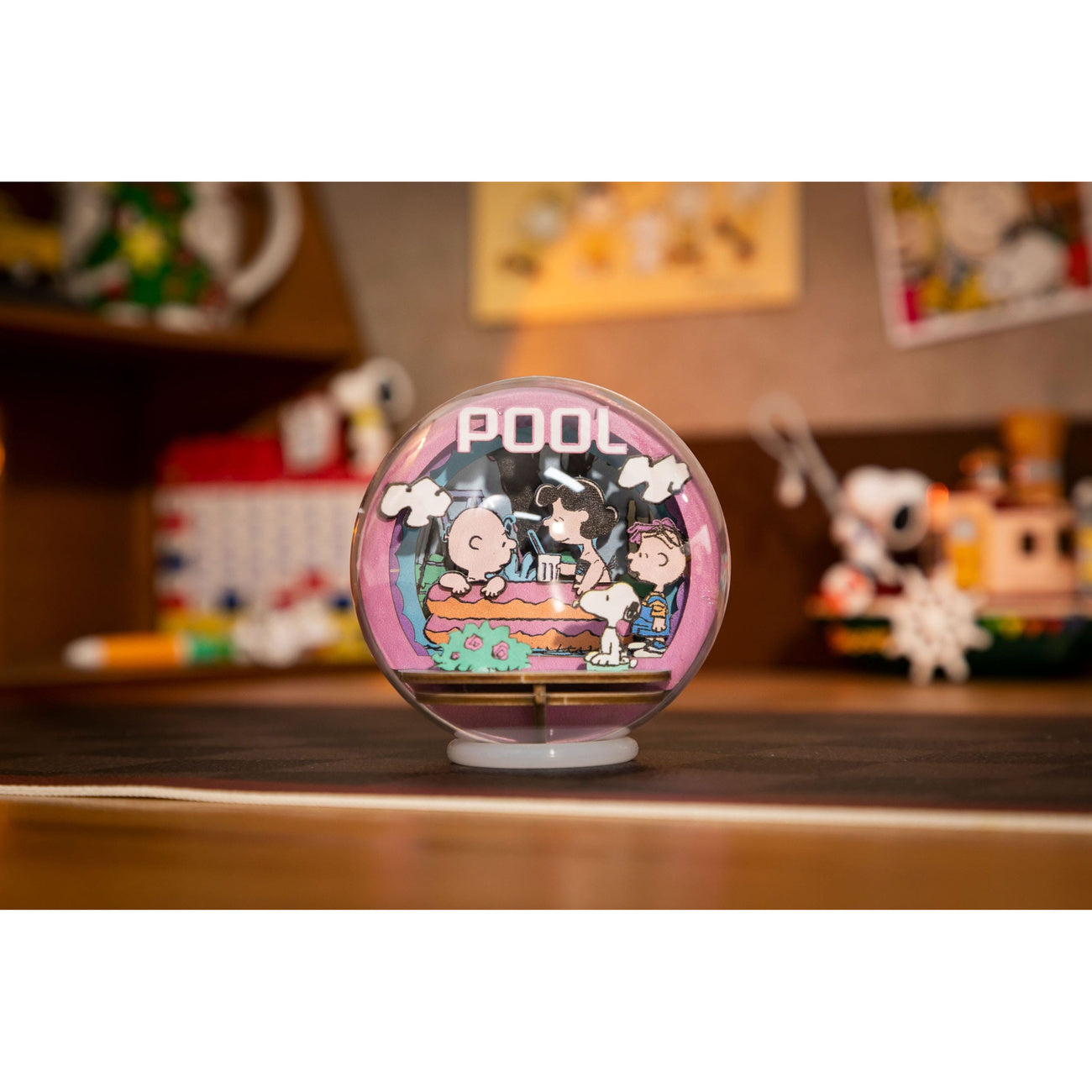 Immagine del prodotto The Peanuts Puremind Kit di modellismo Wooden Theater Globe Cool Pool