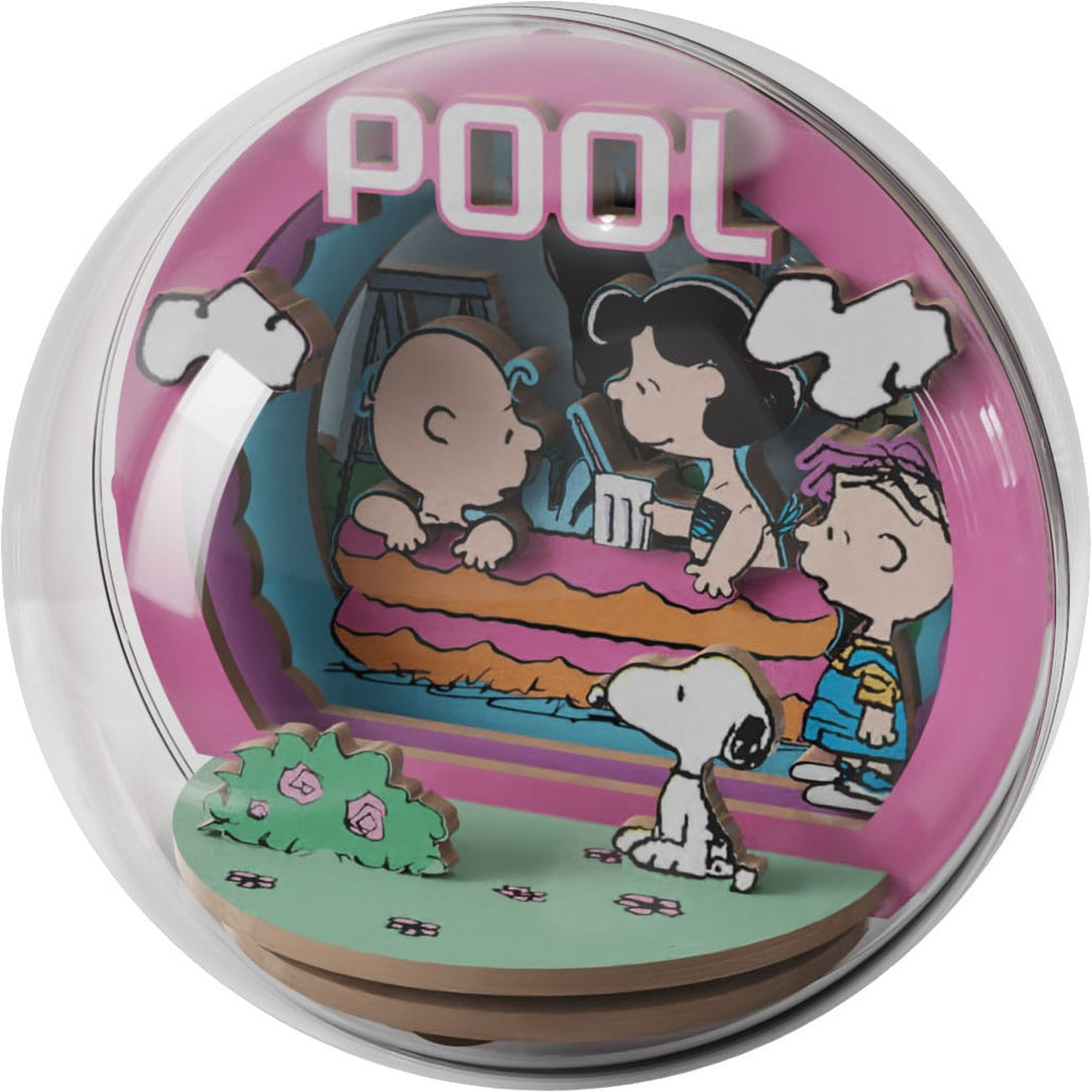 Immagine del prodotto The Peanuts Puremind Kit di modellismo Wooden Theater Globe Cool Pool