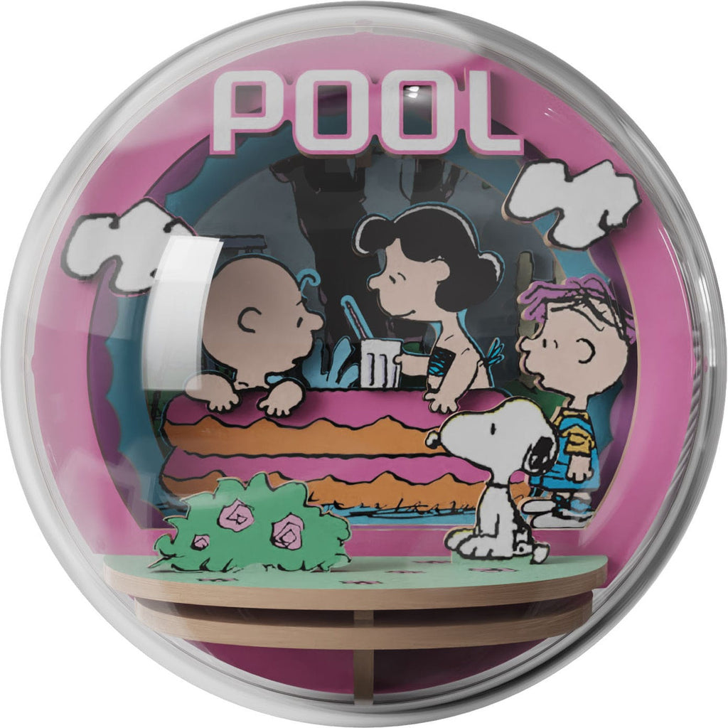 Immagine del prodotto The Peanuts Puremind Kit di modellismo Wooden Theater Globe Cool Pool