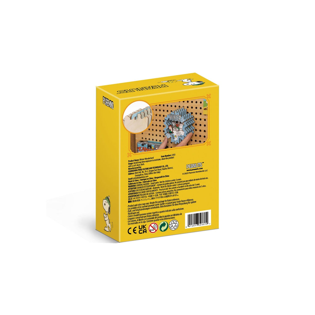 Immagine del prodotto Kit di modellismo Peanuts Puremind Wooden Theater Winter Wonderland