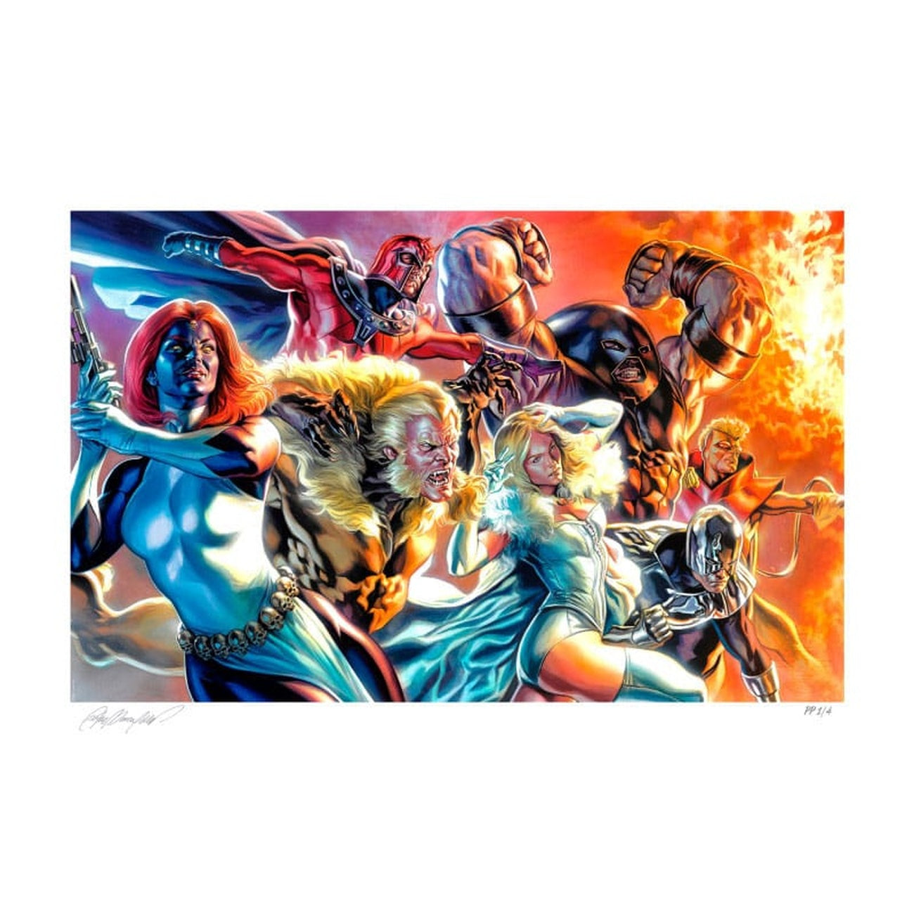 Immagine del prodotto Marvel X-Men Stampa artistica The Brotherhood of Mutants di Felipe Massafera 46 x 66 cm – senza cornice