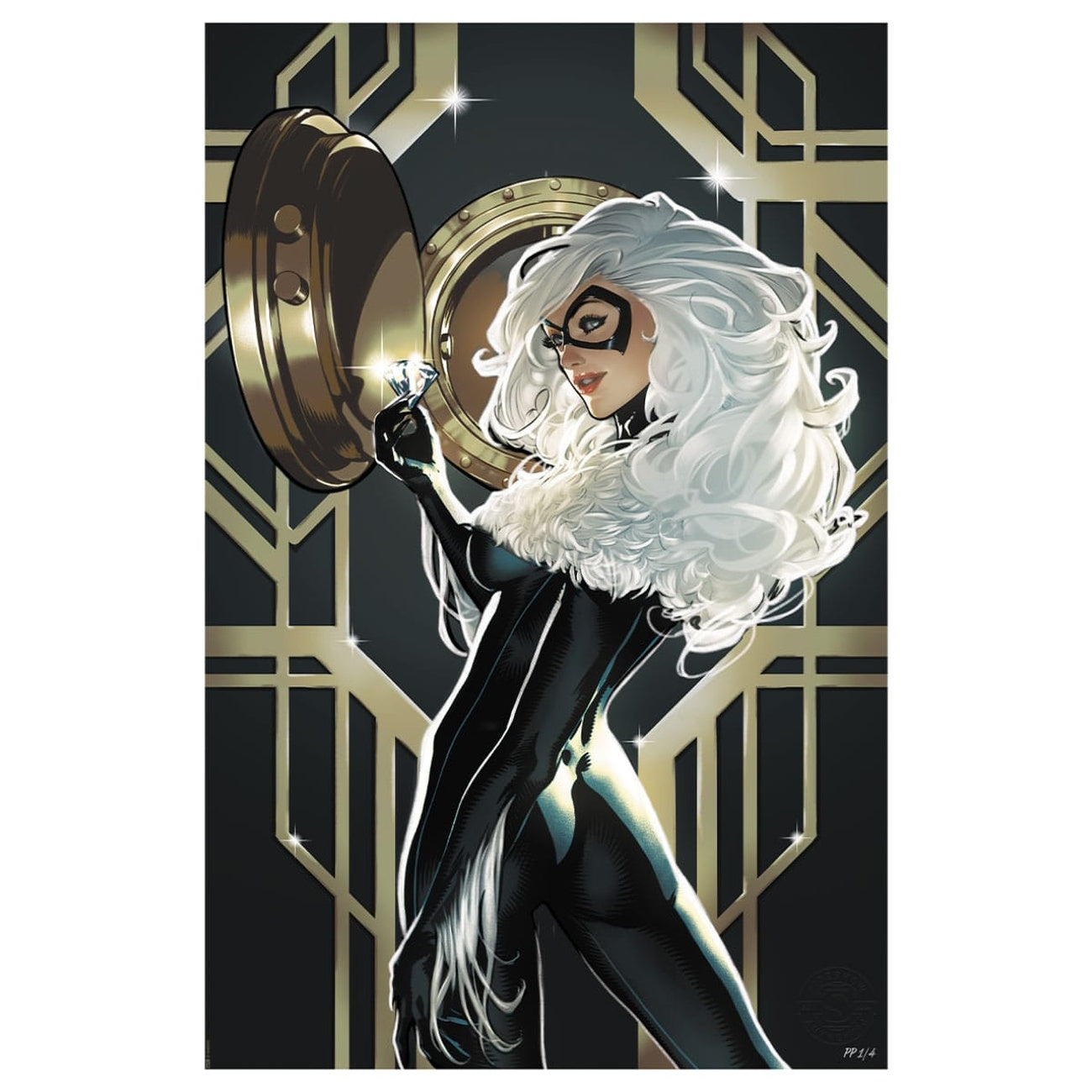 Immagine del prodotto The Amazing Spider-Man stampa artistica Cosmic Black Cat 61 x 41 cm - senza cornice