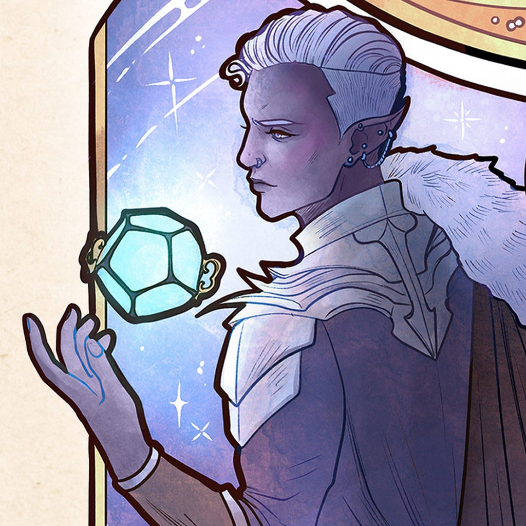 Product image Critical Role Art Print Matthew Mercer: 10th Anniversary Art Nouveau Illustrations 46 x 28 cm – unframed