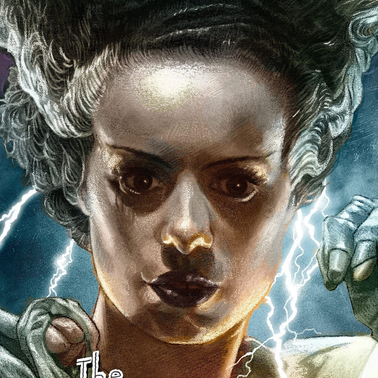 Immagine del prodotto La Moglie di Frankenstein Poster Artistico Bride of Frankenstein (Color Variant) di Ruiz Burgos 61 x 46 cm – senza cornice