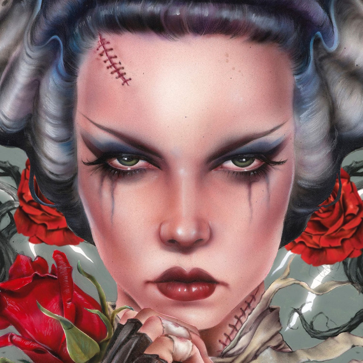 Immagine del prodotto La sposa di Frankenstein stampa d’arte Bride Afterlife by Brian M. Viveros 61 x 41 cm – senza cornice