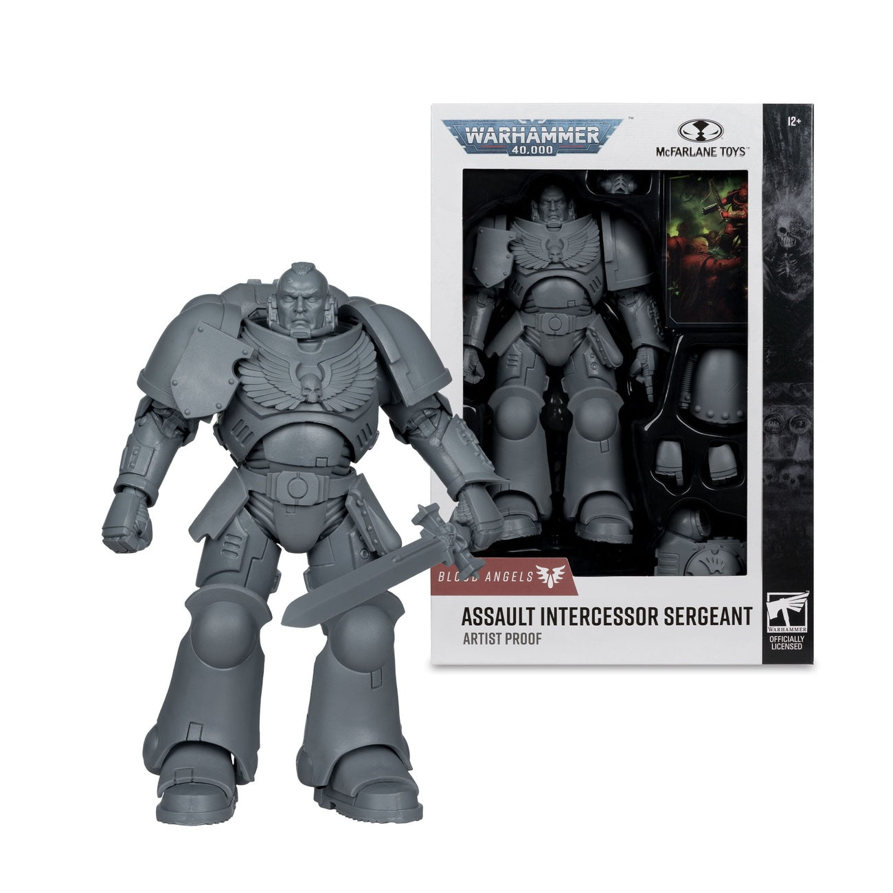 Immagine del prodotto Warhammer 40,000 Action Figure Assault Intercessor Sergeant (Blood Angel) (Artist Proof) 18 cm