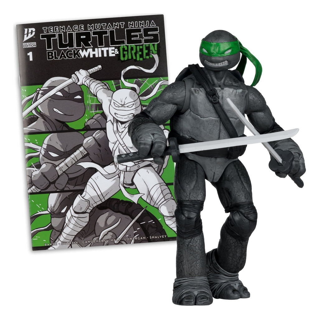 Immagine del prodotto Teenage Mutant Ninja Turtles Page Punchers action figure Leonardo (Black White & Green) (Red Platinum Edition) 13 cm