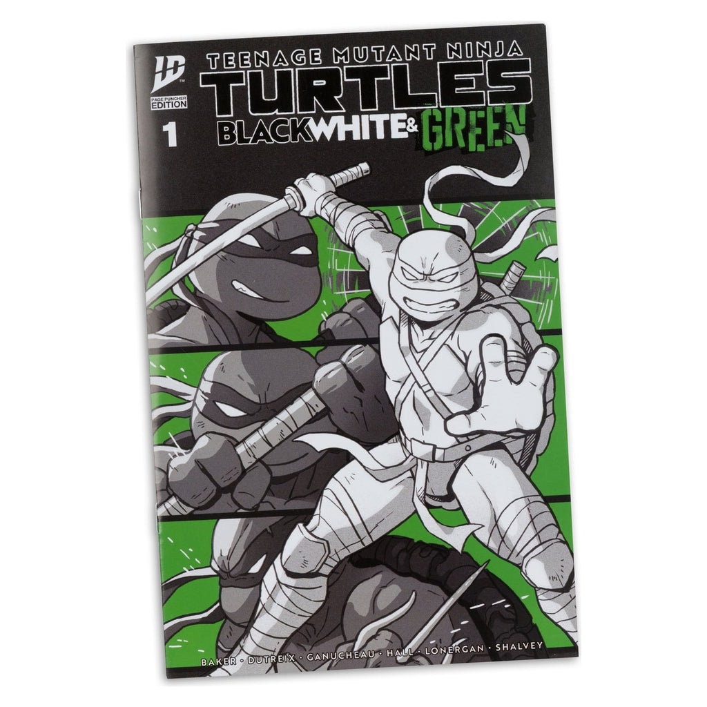 Immagine del prodotto Teenage Mutant Ninja Turtles Page Punchers action figure Leonardo (Black White & Green) (Red Platinum Edition) 13 cm