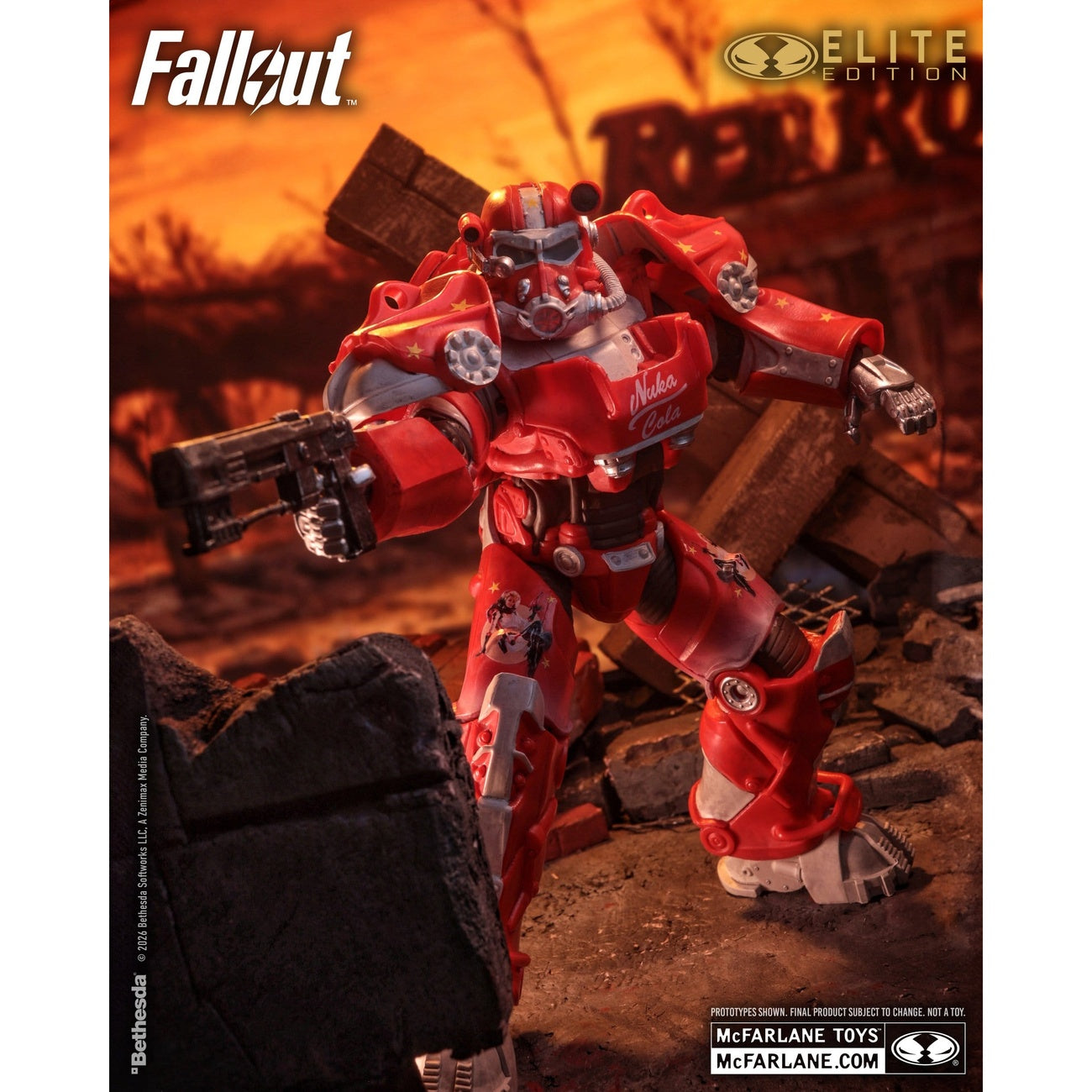 Immagine del prodotto Fallout McFarlane Elite Edition Action figure Fallout 76 Nuka Cola T-60 (Gold Label) 19 cm