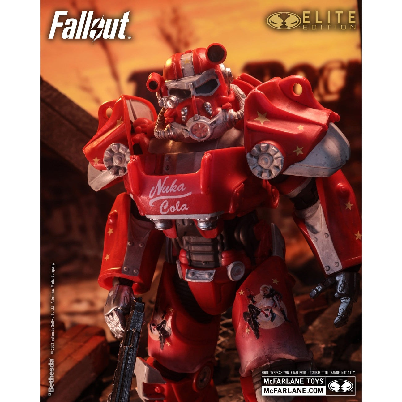 Immagine del prodotto Fallout McFarlane Elite Edition Action figure Fallout 76 Nuka Cola T-60 (Gold Label) 19 cm