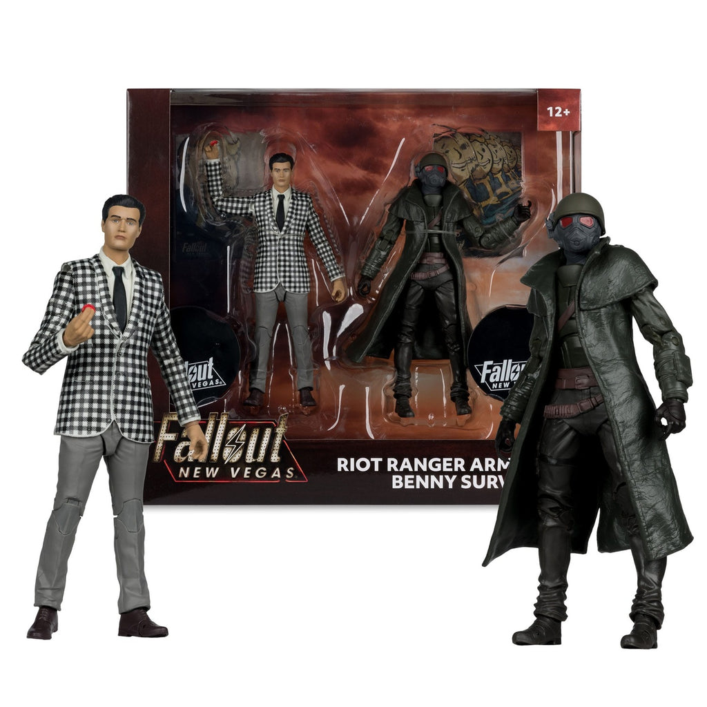 Immagine del prodotto Fallout: New Vegas Statue Set 2 pezzi Riot Ranger Armor & Benny Survivor 18 cm