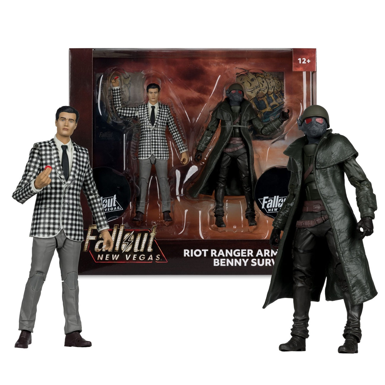 Immagine del prodotto Fallout: New Vegas Statue Set 2 pezzi Riot Ranger Armor & Benny Survivor 18 cm