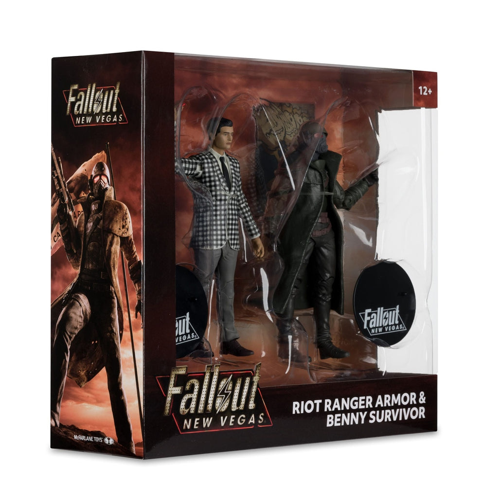 Immagine del prodotto Fallout: New Vegas Statue Set 2 pezzi Riot Ranger Armor & Benny Survivor 18 cm