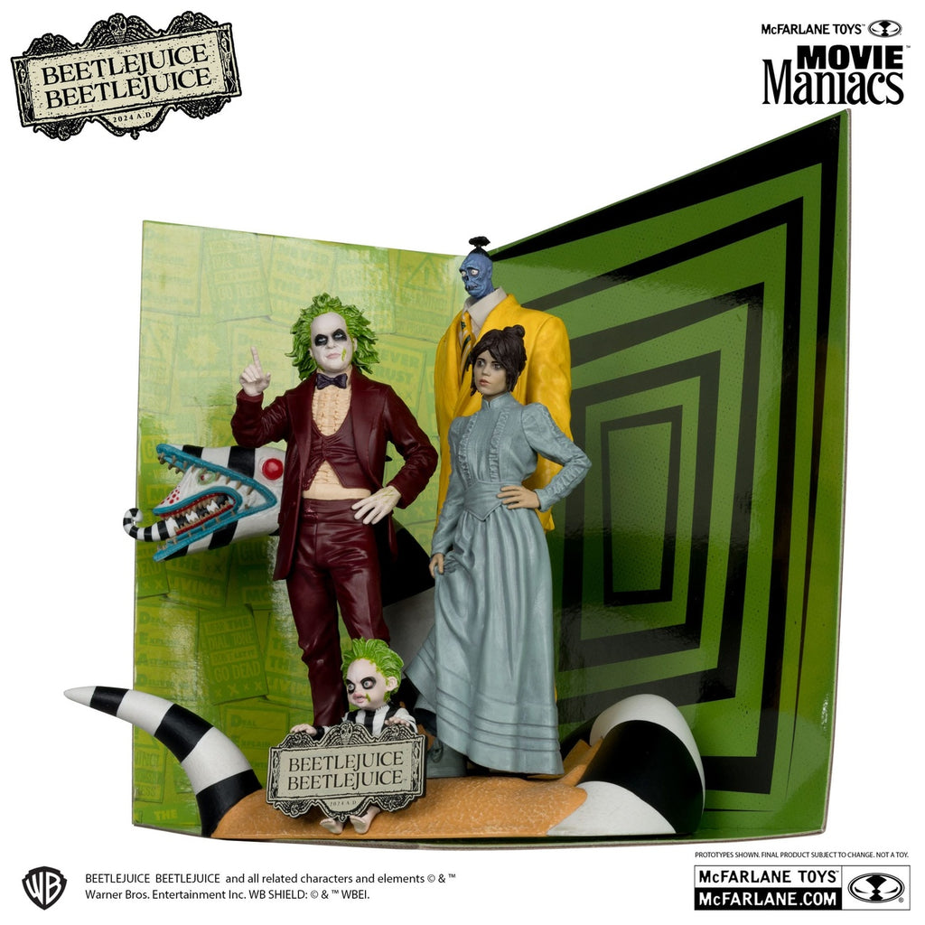 Product image Beetlejuice Beetlejuice Movie Maniacs PVC Statues 4-Pack 15 cm