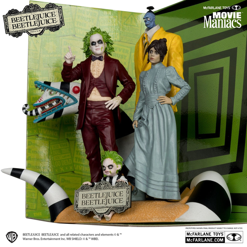 Product image Beetlejuice Beetlejuice Movie Maniacs PVC Statues 4-Pack 15 cm