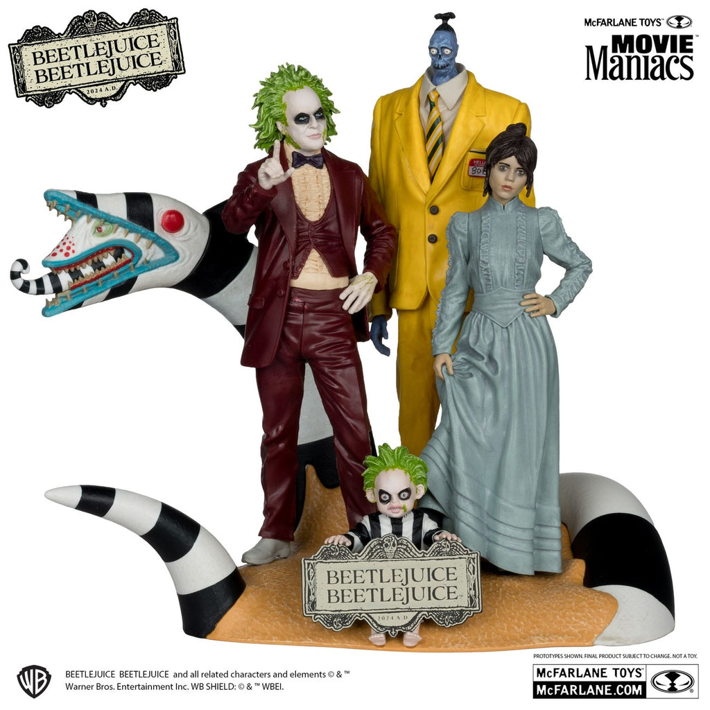 Product image Beetlejuice Beetlejuice Movie Maniacs PVC Statues 4-Pack 15 cm