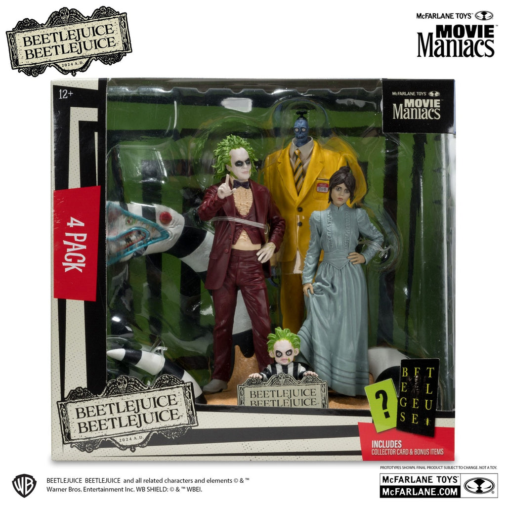 Product image Beetlejuice Beetlejuice Movie Maniacs PVC Statues 4-Pack 15 cm