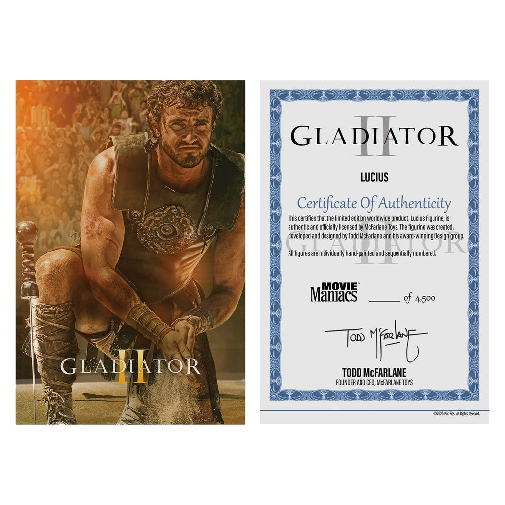 Immagine del prodotto Gladiator II Movie Maniacs action figure Lucius 16 cm