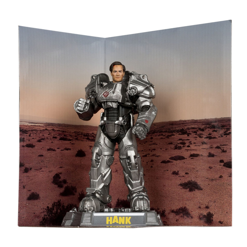 Immagine del prodotto Fallout Movie Maniacs action figure Hank Maclean (Stagione 2) (Red Platinum Edition) 17 cm