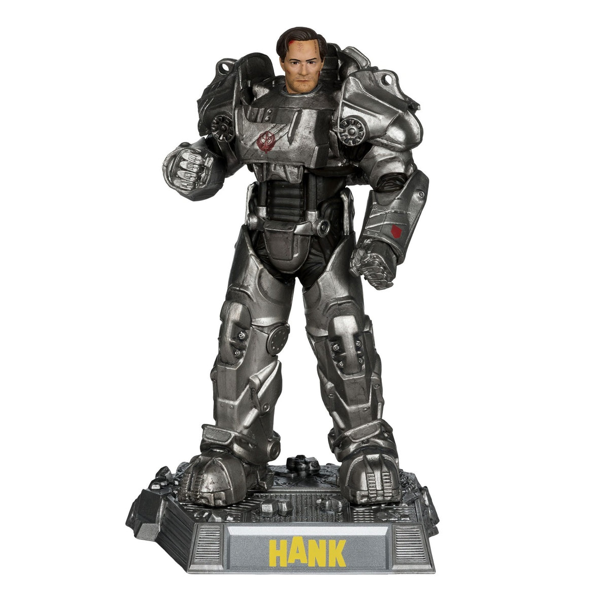 Immagine del prodotto Fallout Movie Maniacs action figure Hank Maclean (Stagione 2) (Red Platinum Edition) 17 cm